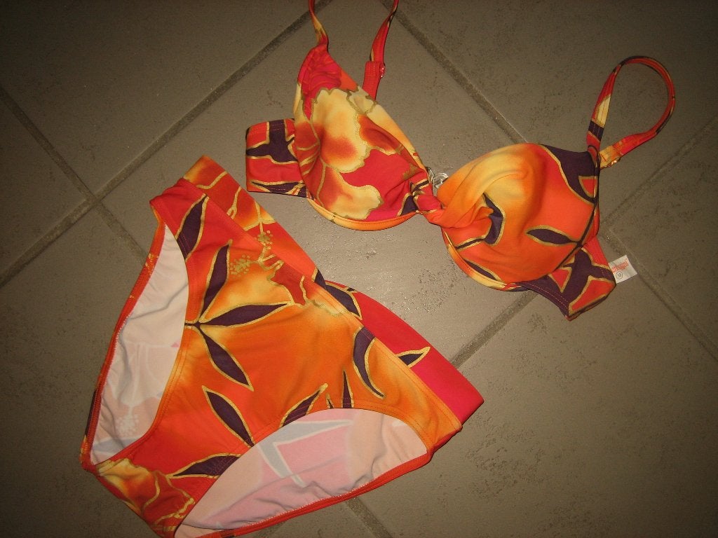 Exotische bikini in warme tinten LENTIGGINI 38 snazzeys, Lentiggini, Nieuw, Badpak, Meerkleurig