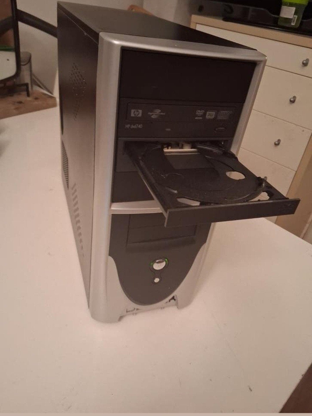 Te koop, Hp DVD 740 Computer desktop pc., Ophalen