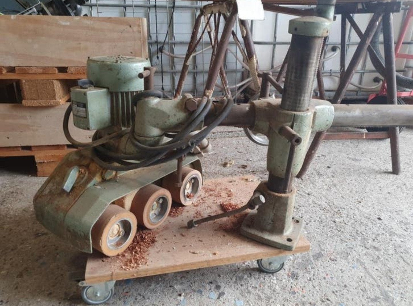 2x Holz-Her ET 117 doorvoer apparaat, Doe-het-zelf en Verbouw, Ophalen, Zo goed als nieuw, Elektrisch, Holz-Her