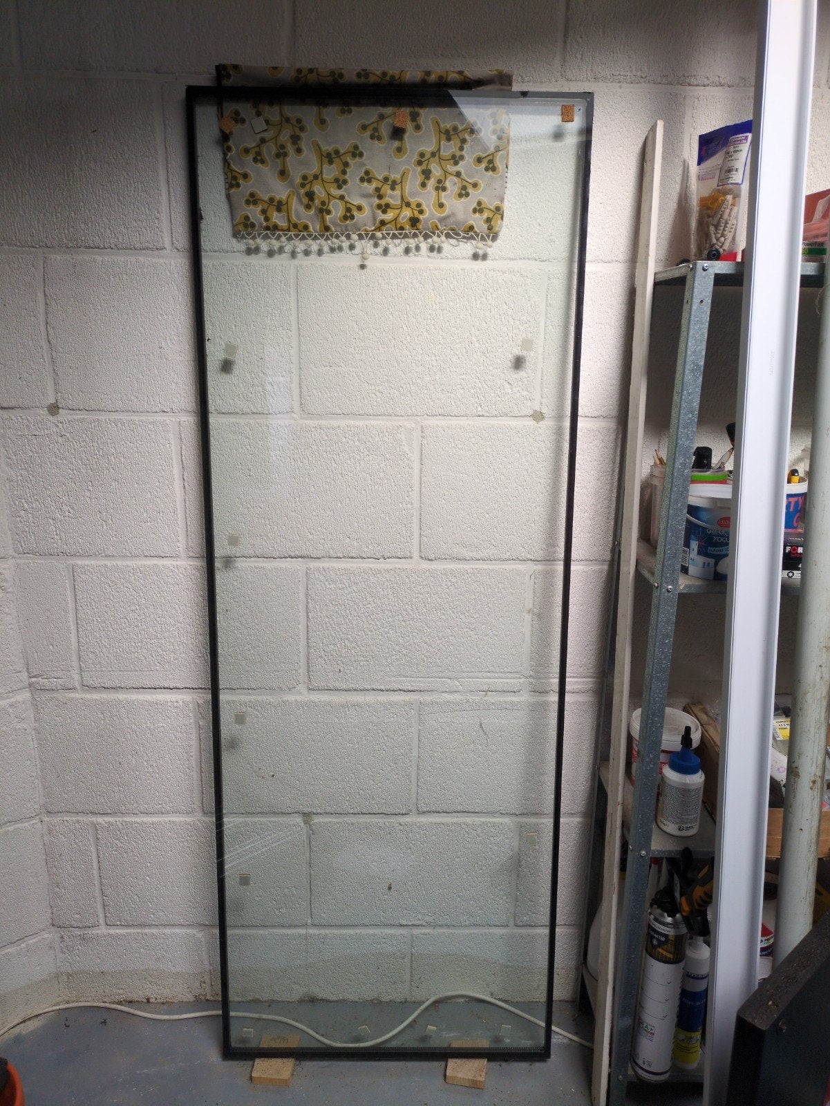 Gratis: dubbel glas 600 mm x 1635 mm, Ophalen, Gevelraam of Ruit, Minder dan 80 cm, Nieuw