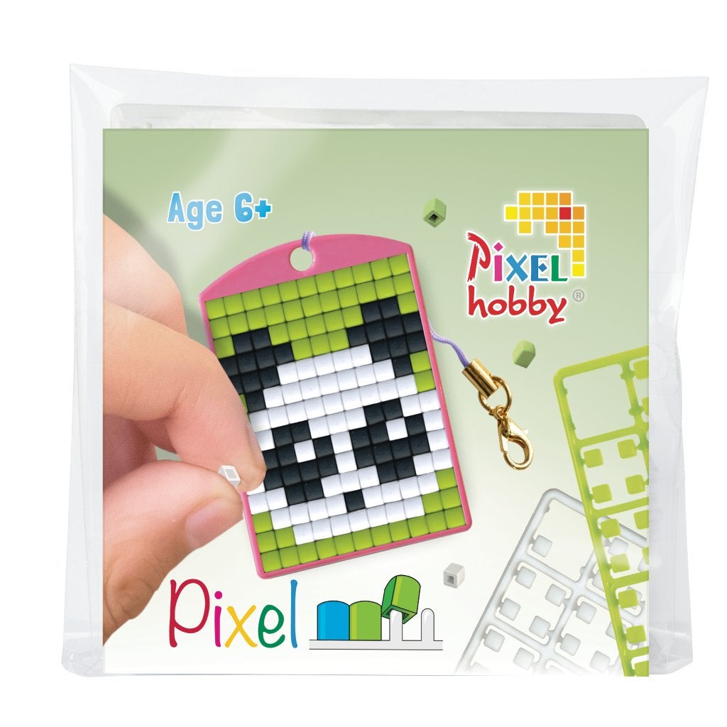 Pixelhobby medaillon startset panda sleutelhanger 23101, Hobby en Vrije tijd, ., Dieren, Nieuw, Ophalen of Verzenden