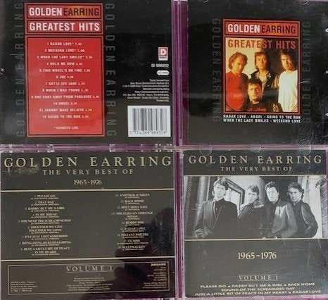 BarryHay*GoldenEarring:NakedII/BloodyBuccaneers/theDevilMade, Ophalen of Verzenden, Zo goed als nieuw, Poprock