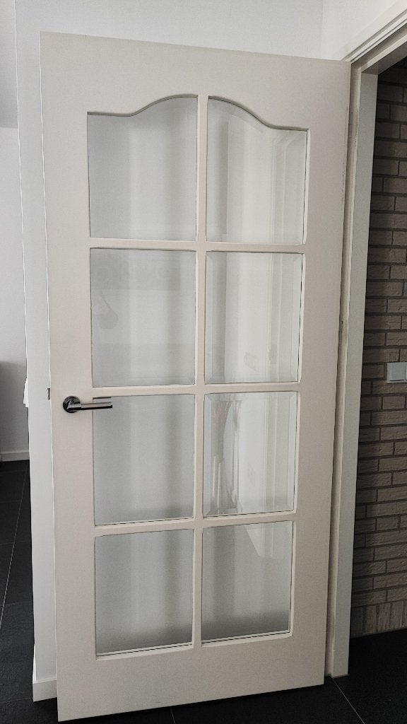 Mooie massieve hardhouten binnendeur(en), Ophalen, Gebruikt, 80 tot 100 cm, Binnendeur