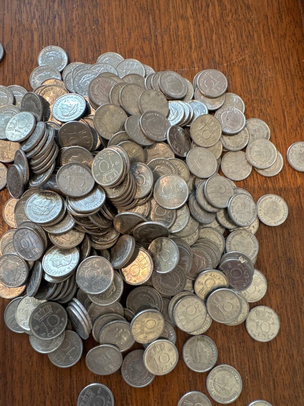 335 dubbeltjes, voornamelijk Koningin Juliana, Ophalen of Verzenden, Koningin Juliana, 10 cent, Losse munt