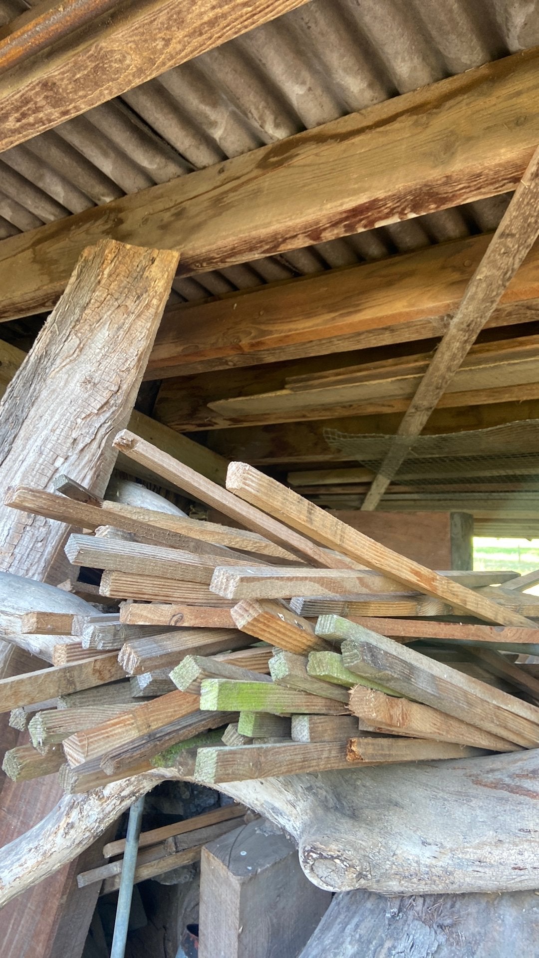 Droog latten stapellatten, Ophalen, Zo goed als nieuw, Minder dan 180 cm, Planken