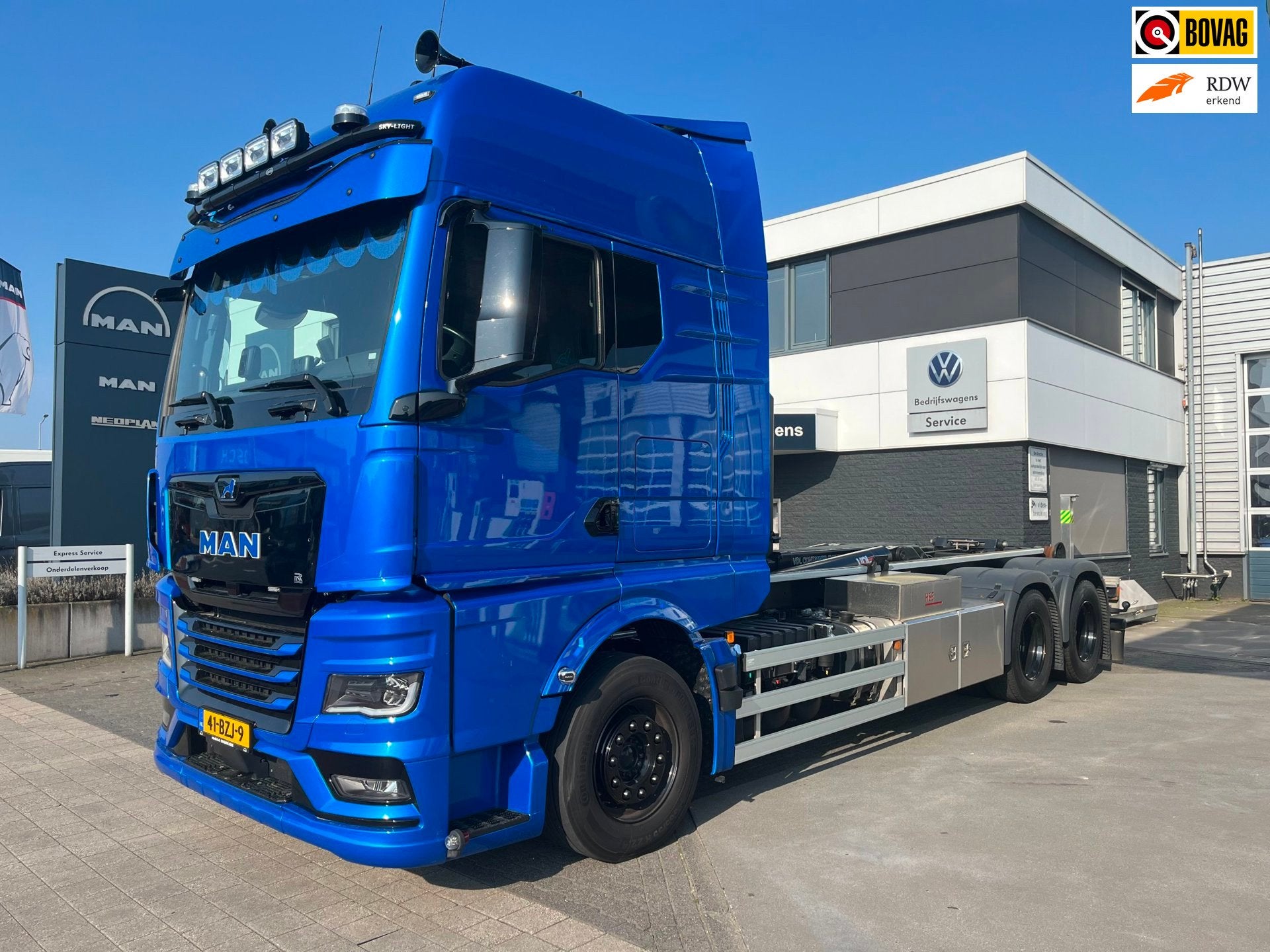 MAN TGX 28.640 Haakarm, Euro 6, Blauw, MAN, Origineel Nederlands