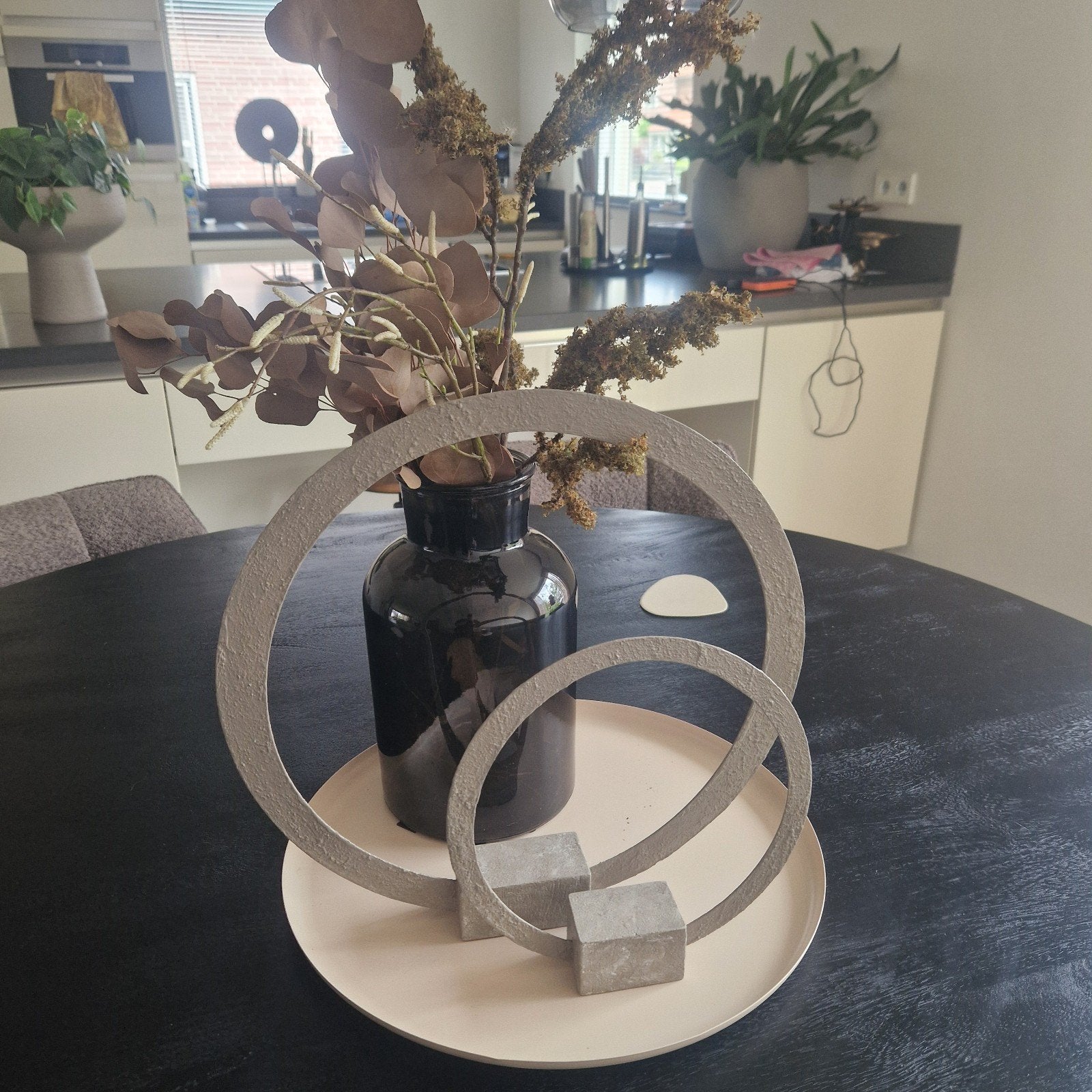 Ornamenten set ringen "Kalmar" laatste set, Huis en Inrichting, Woonaccessoires | Overige, Beige, Nieuw, Ophalen of Verzenden