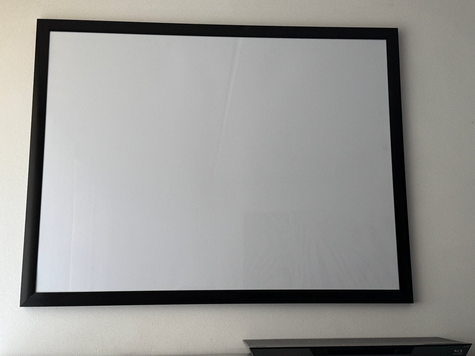 Twee Fotolijsten aluminium zwart 85 x 65 cm, Ophalen, Zo goed als nieuw, Wit, Fotolijst