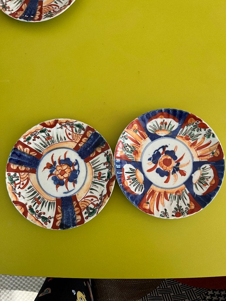 2 antieke imari bordjes, Antiek en Kunst, Ophalen of Verzenden