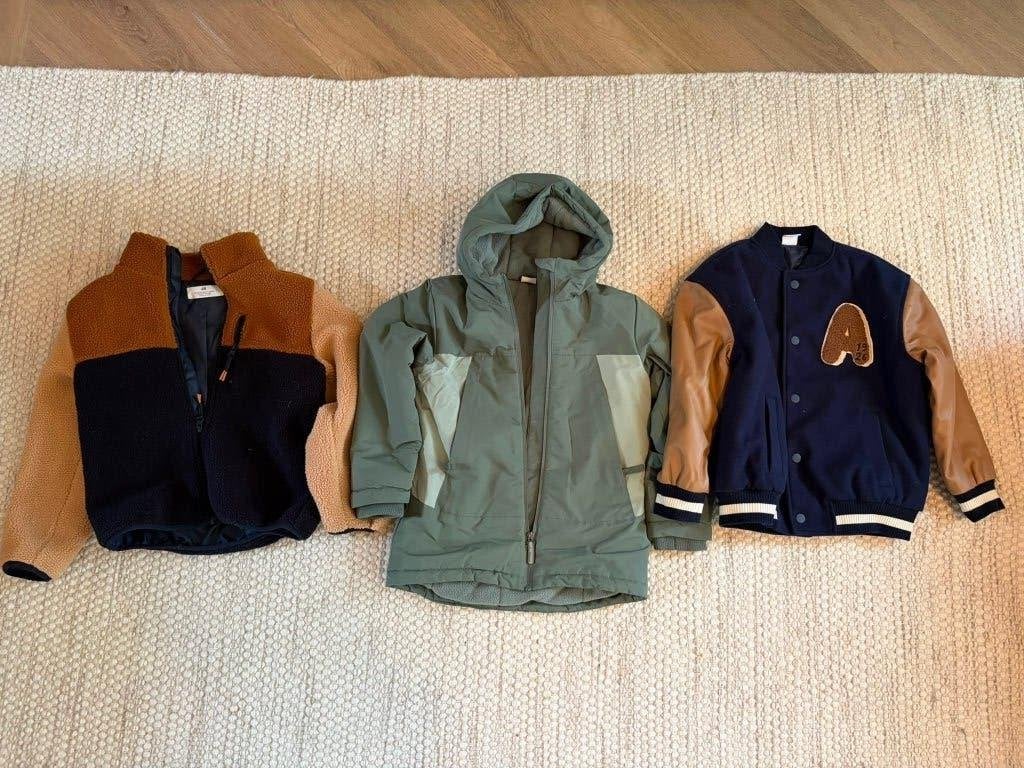 Winterjassen maat 122/128, 10 euro totaal!, Ophalen, Gebruikt, Jongen, Jas