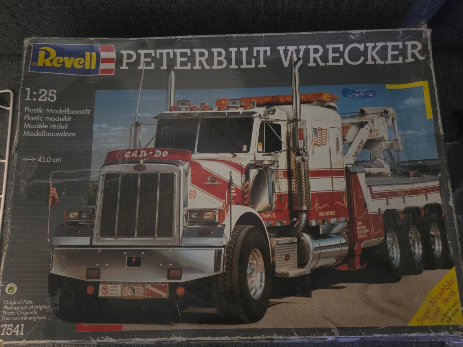 Revell nr.7541 peterbilt wrecker, Gebruikt, Auto, Revell, Groter dan 1:32