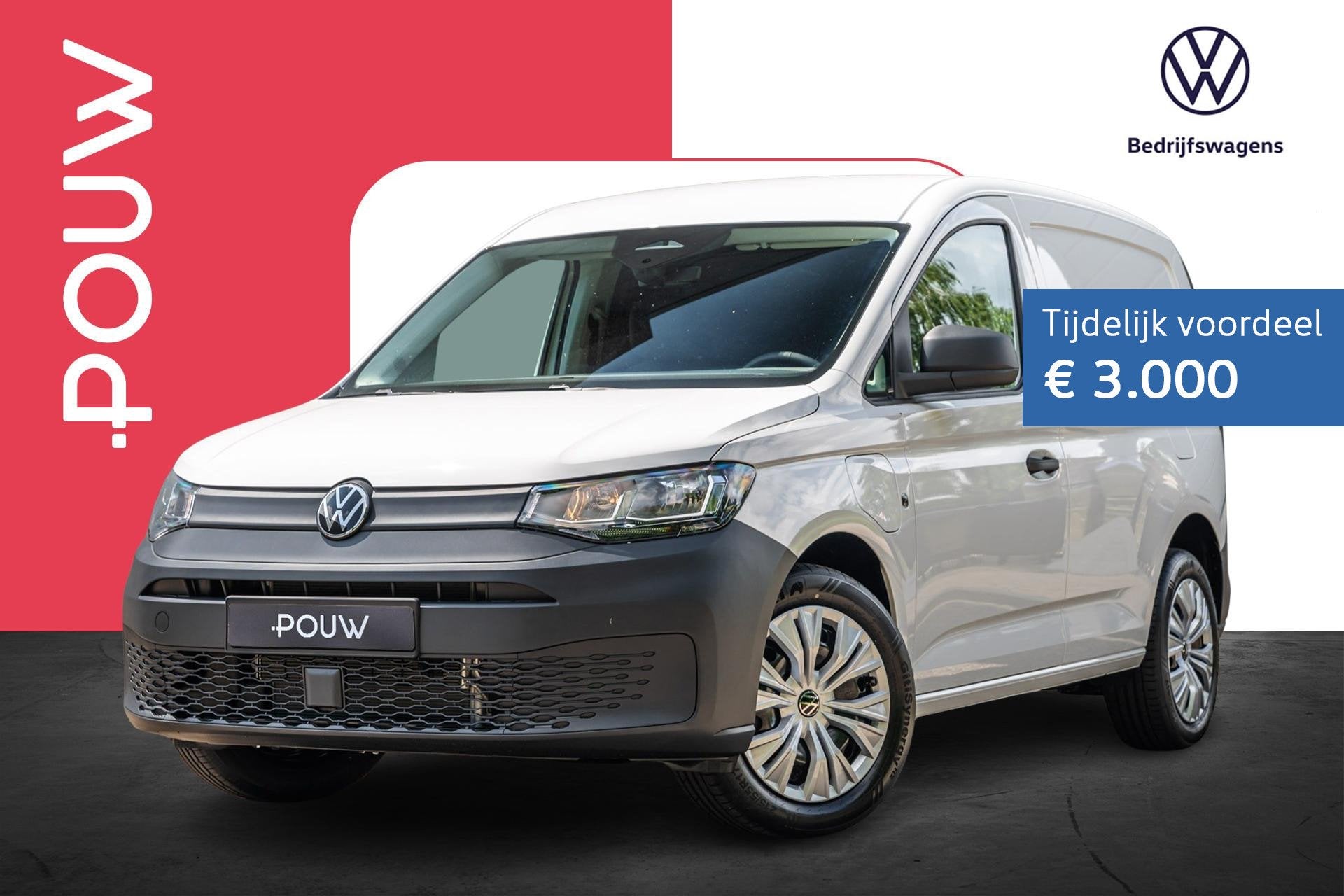Volkswagen Caddy Cargo 1.5 TSI 150pk eHybrid | Cruise Contro, Auto's, Bestelauto's, 12 maanden, Stof, 1498 cc, 4 cilinders