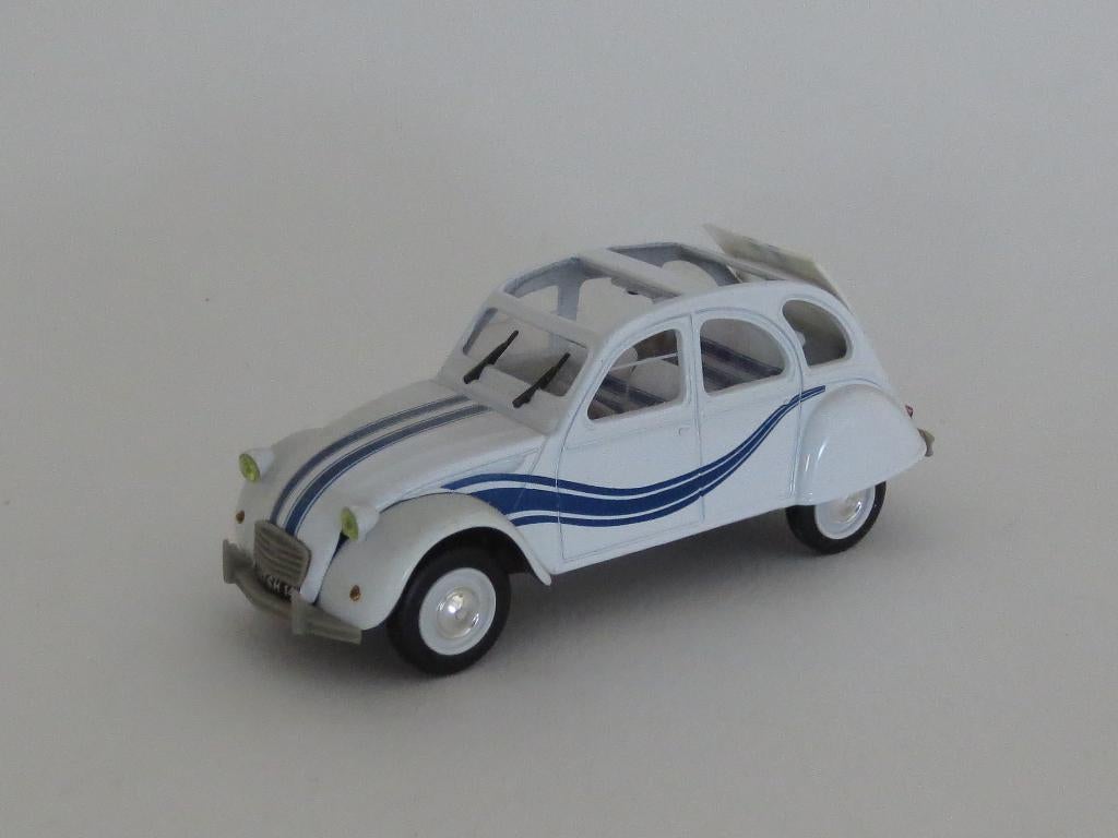 Citroën 2cv6 Transat, Norev, 1:43, izgst, dakje incompleet, Ophalen of Verzenden, Gebruikt, Auto, Norev