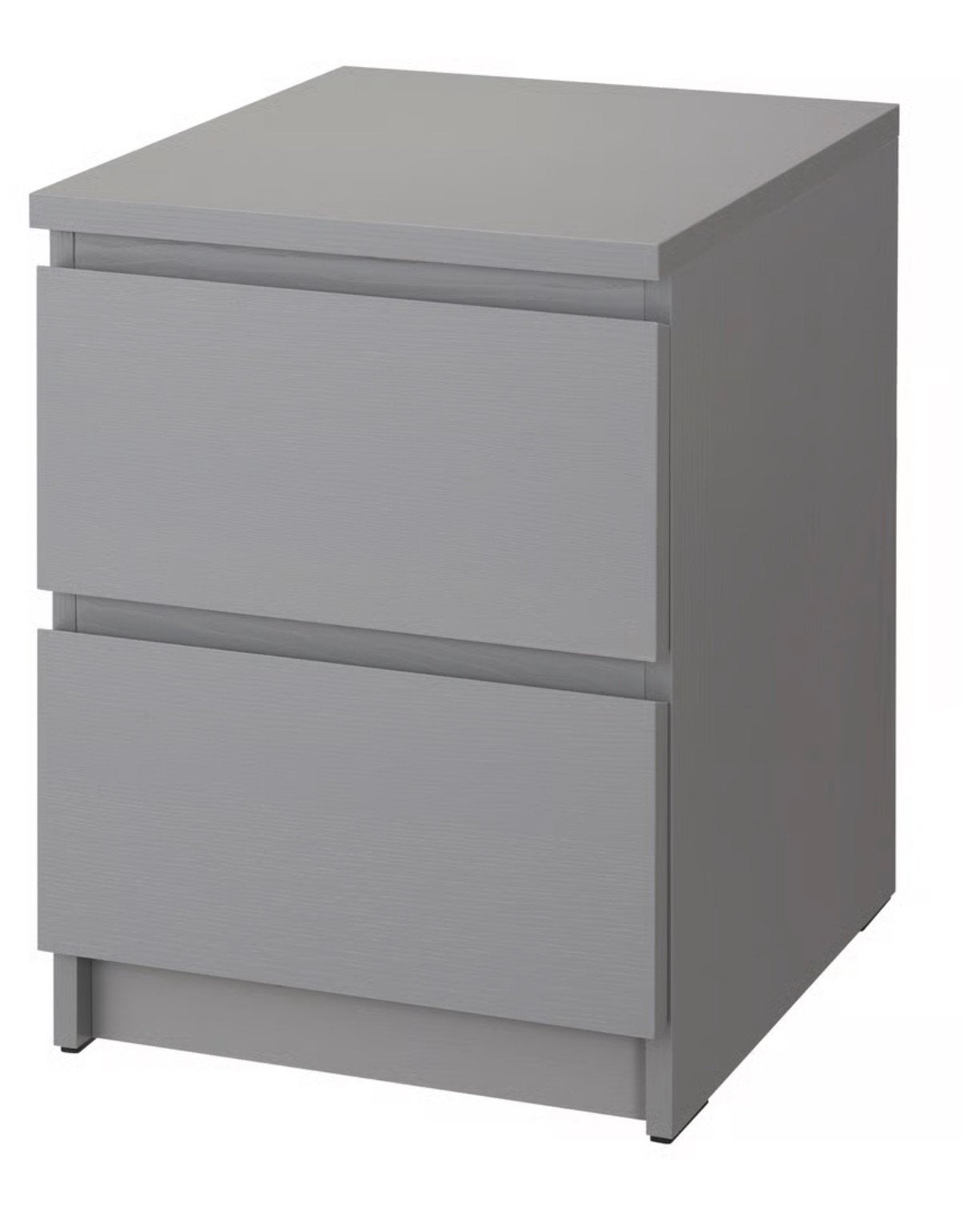 MALM Ladekast 2 lades, grijs, 40x55 cm <NIEUW in doos>, 1 of 2 laden, Nieuw, Minder dan 100 cm, 25 tot 50 cm