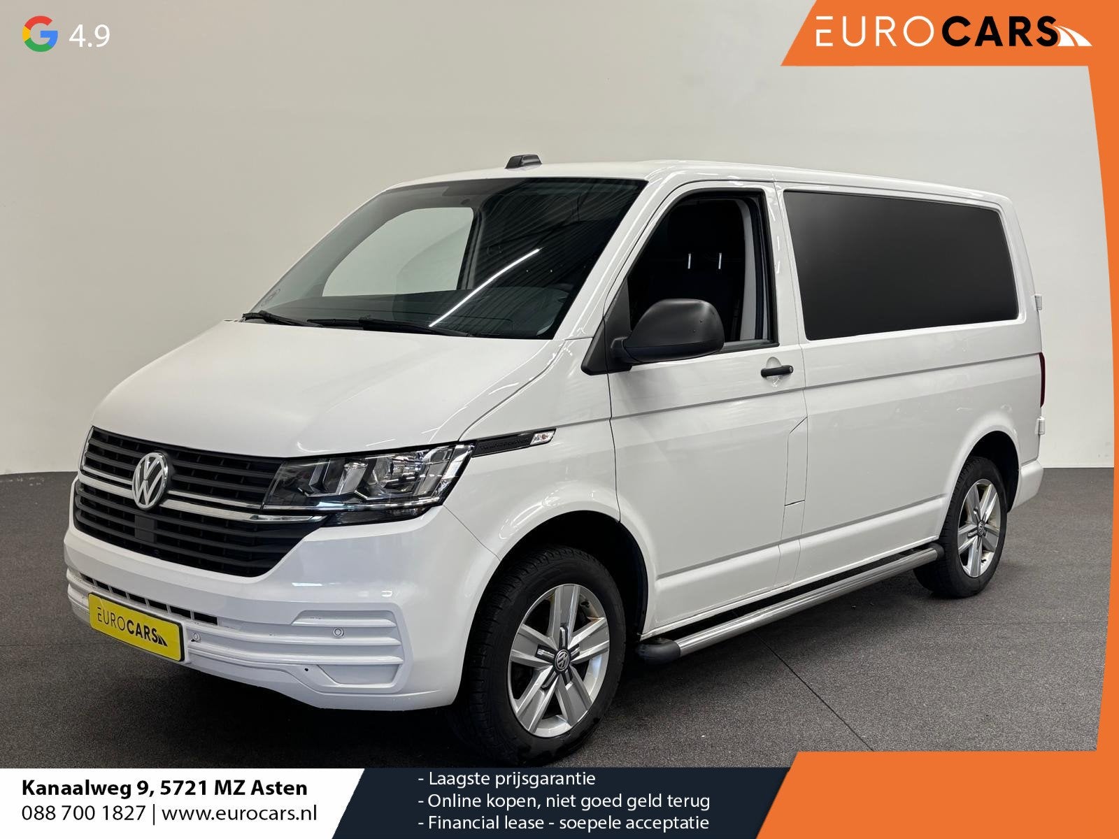 Volkswagen Transporter 2.0 TDI L1H1 30 Comfortline Airco Cru, Auto's, Stof, Euro 6, 4 cilinders, 150 pk