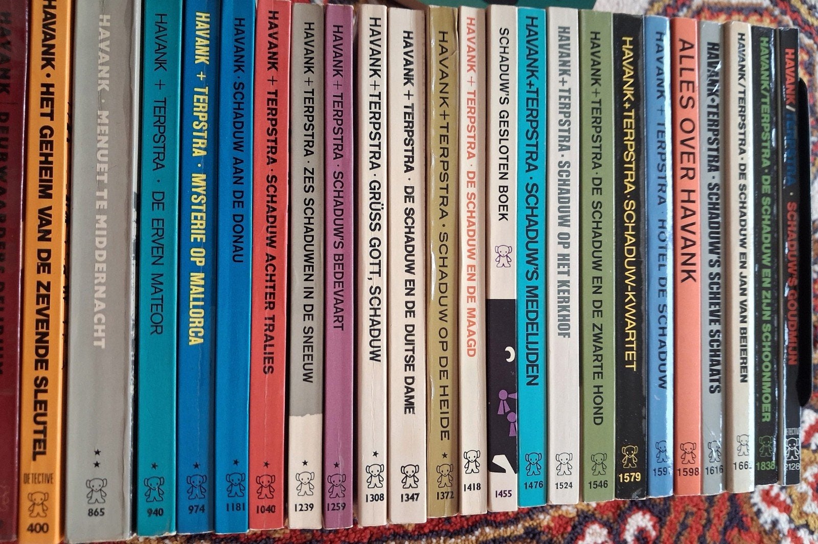 36 Havank Zwarte Beertjes boeken, Ophalen, Gelezen, Havank