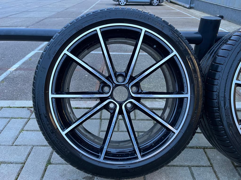 18” Volkswagen golf 7 gti tcr belvedere velgen 5x112, Auto-onderdelen, Ophalen, 18 inch, Gebruikt, Banden en Velgen