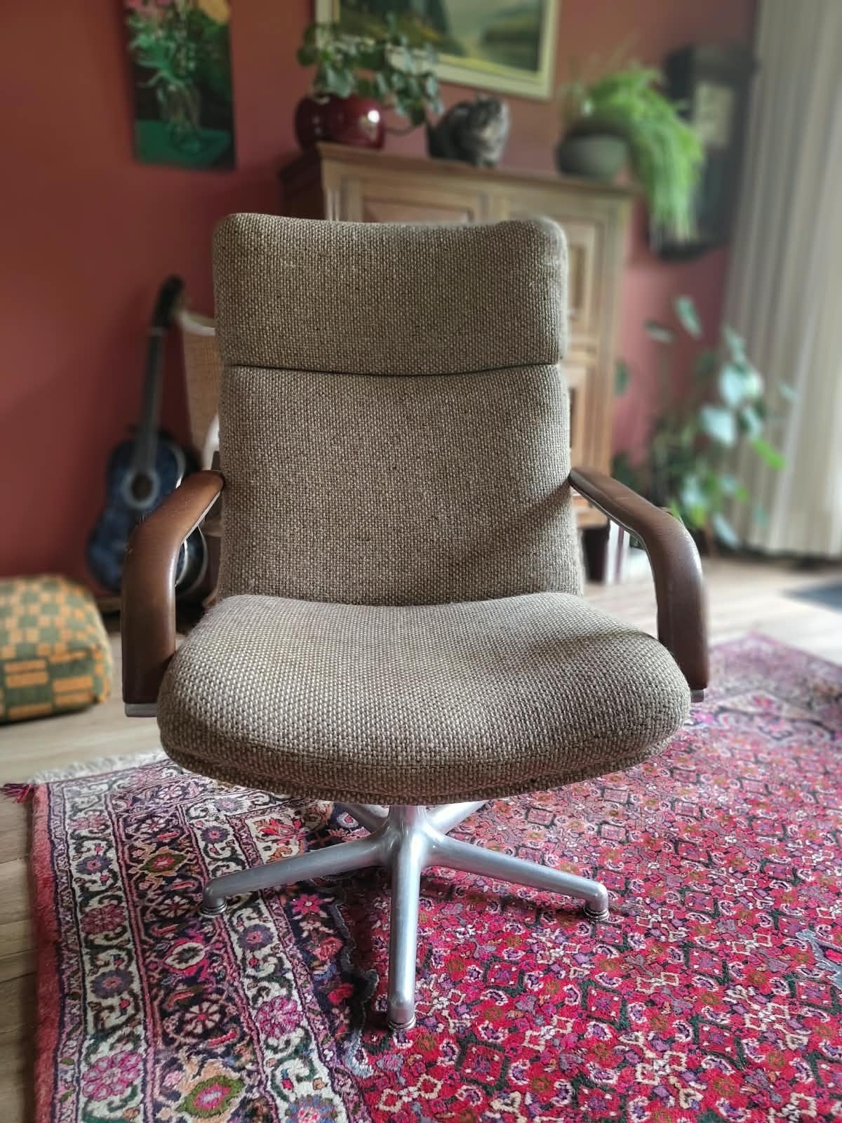 Prachtige retro jaren 70 Artifort draaistoel, Ophalen