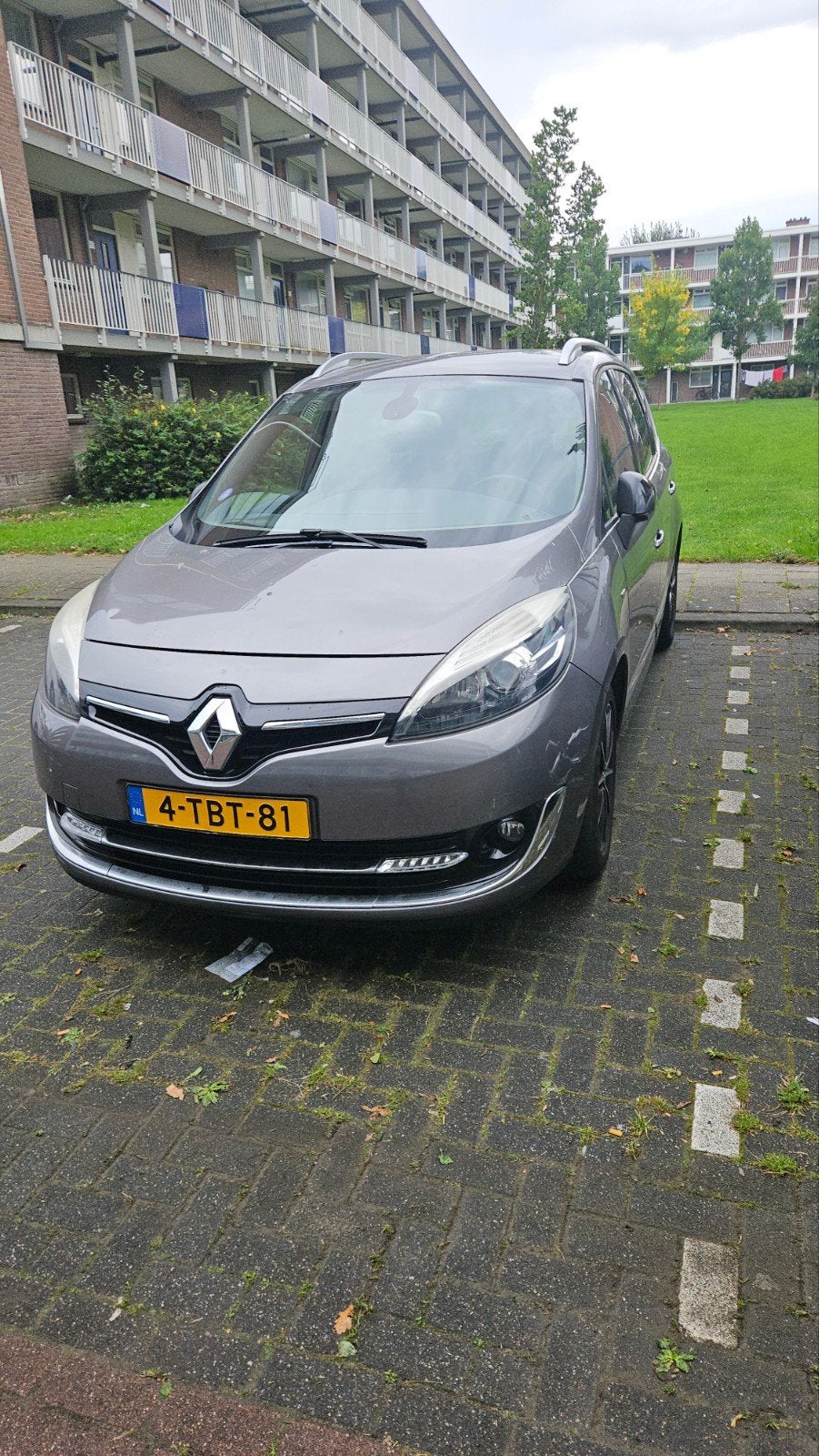 Renault Grand Scenic 1.2 TCE 97KW 7P 2014 Grijs, Auto's, Voorwielaandrijving, 4 cilinders, 132 pk, Origineel Nederlands
