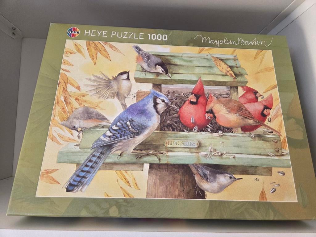 Heye Legpuzzel 1000 stukjes Marjolein Bastin Vogels, Ophalen of Verzenden, 500 t/m 1500 stukjes, Zo goed als nieuw, Legpuzzel