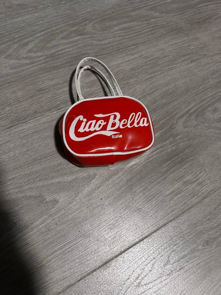 Ciao Bella tasje - Rood met wit, Ophalen of Verzenden, Gebruikt, Rood, Overige typen