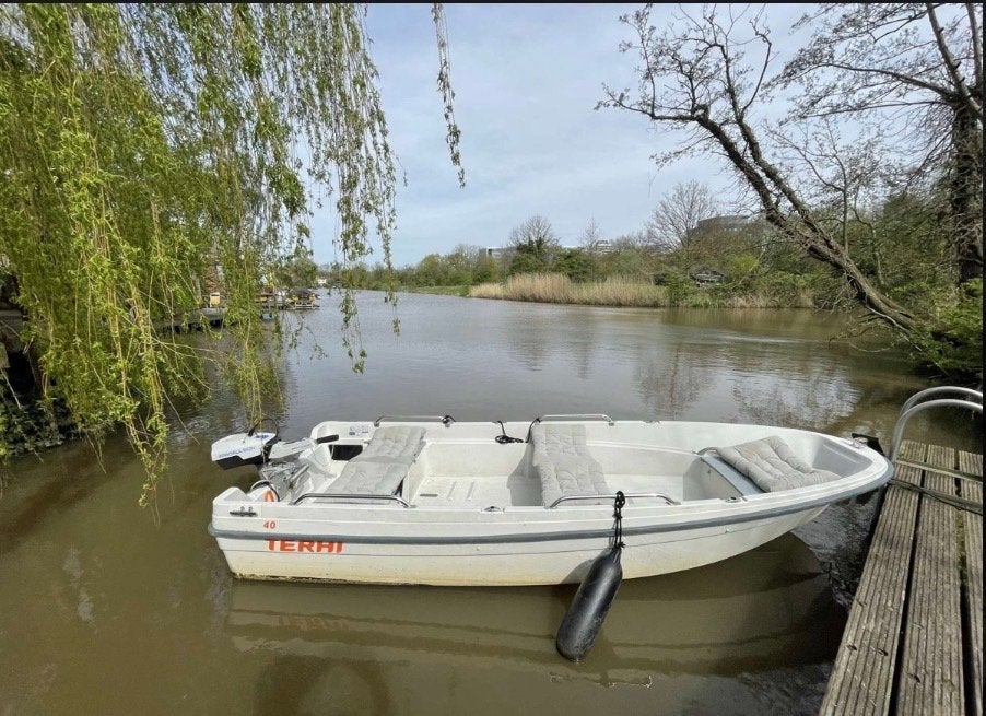 Sloep bootje huren rondje Utrecht grachten | Elektrische, Watersport en Boten, Motorboten en Motorjachten, Overige merken, Buitenboordmotor