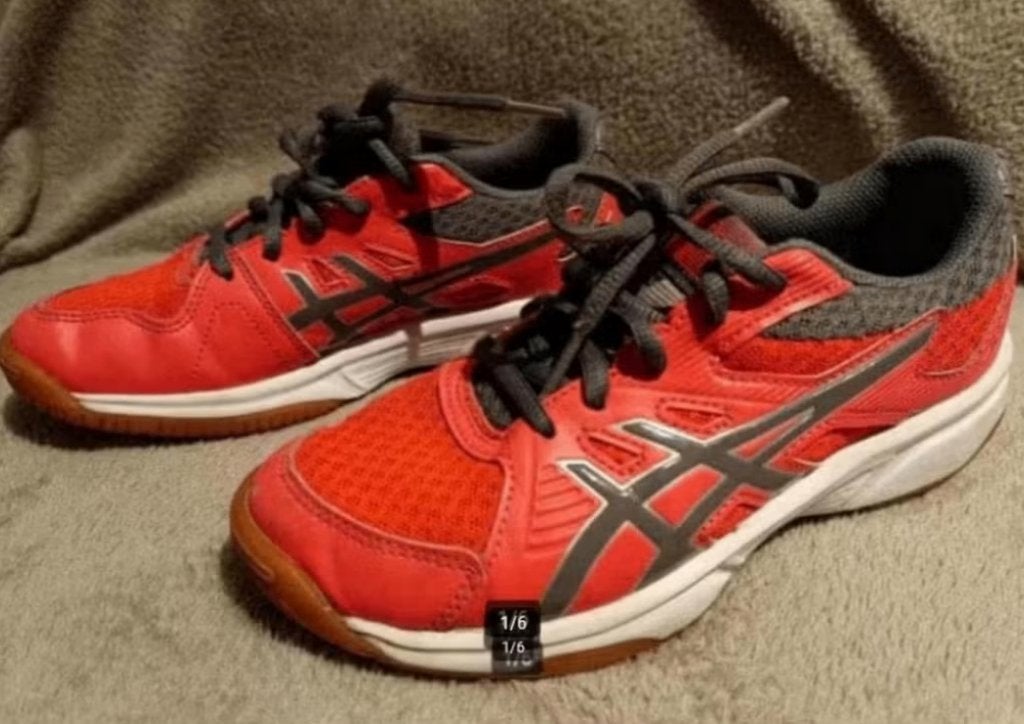 Asics sportschoenen maat 34,5 (21,5cm), Gebruikt, Meisje, Sportschoenen, Ophalen of Verzenden