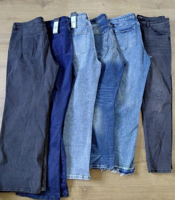 Zes NIEUWE jeans maat 48 zwart, grijs, blauw Norah en C&A, Kleding | Dames, Spijkerbroeken en Jeans, Ophalen of Verzenden, Nieuw