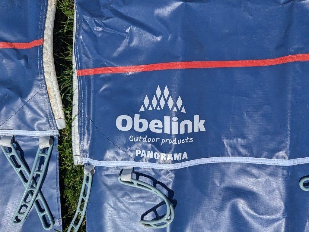 caravan luifel Obelink, Caravans en Kamperen, Caravan accessoires, Ophalen, Zo goed als nieuw