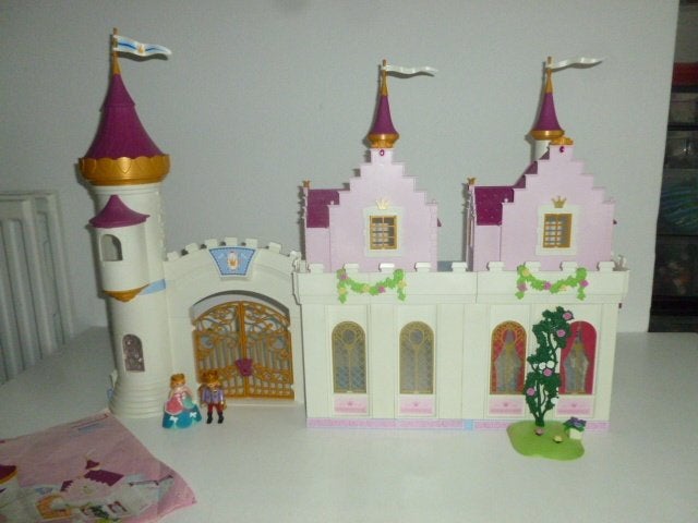Playmobil Prinsessen Kasteel 6849+6519 Prijs, Gebruikt, Complete set, Ophalen of Verzenden, Kasteel/Fort