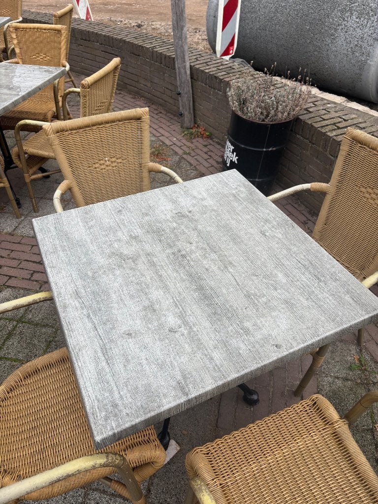 terras meubilair, Ophalen, Gebruikt, Rotan, Verstelbaar