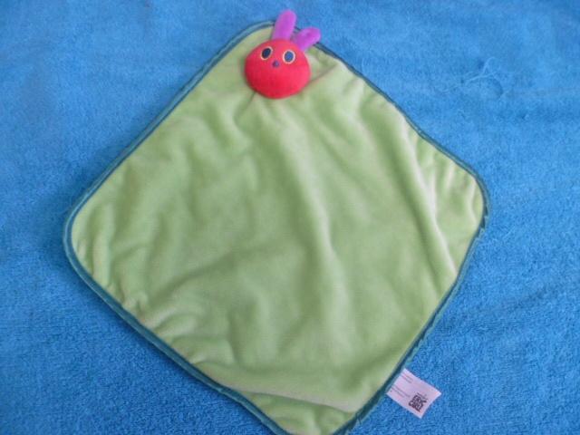 Groen velours rups doekje lapje van Eric Carle, Groen, Overige typen, Ophalen of Verzenden, Zo goed als nieuw