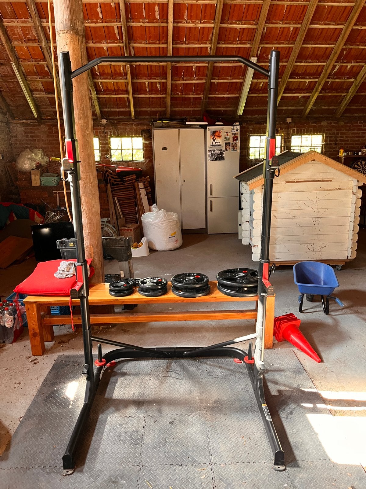 Squat Rack / Pull up bar, Ophalen, Zo goed als nieuw, Overige typen
