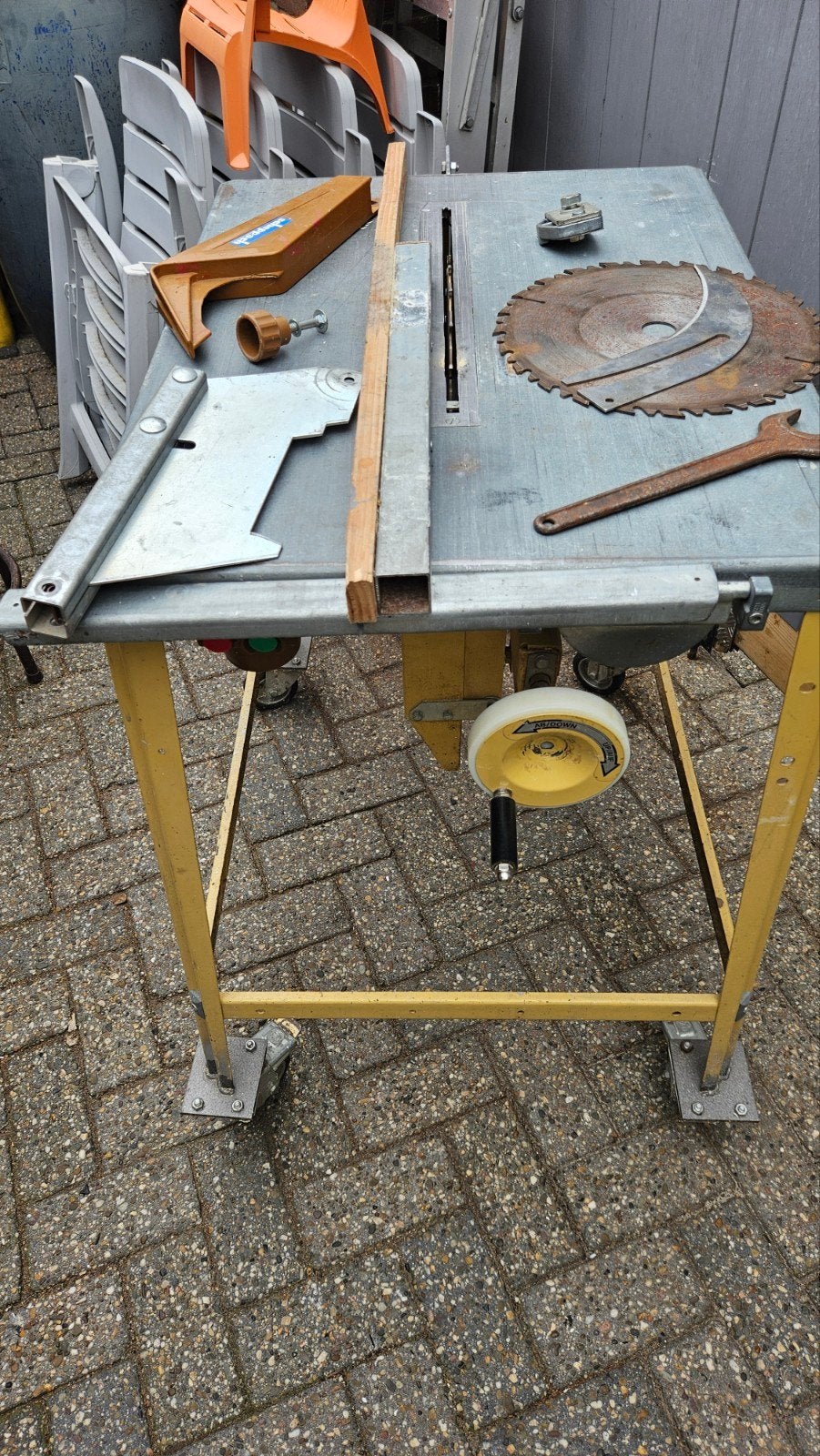 Zaagtafel  scheppach, Ophalen, Gebruikt, Cirkelzaag, 30 tot 70 mm