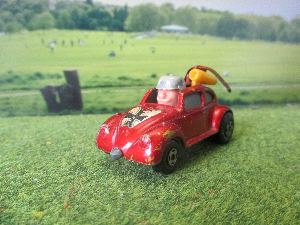 1:69 VW Volkswagen Flying Bug Matchbox nr.11 1972 #1, Ophalen of Verzenden, Gebruikt, Auto