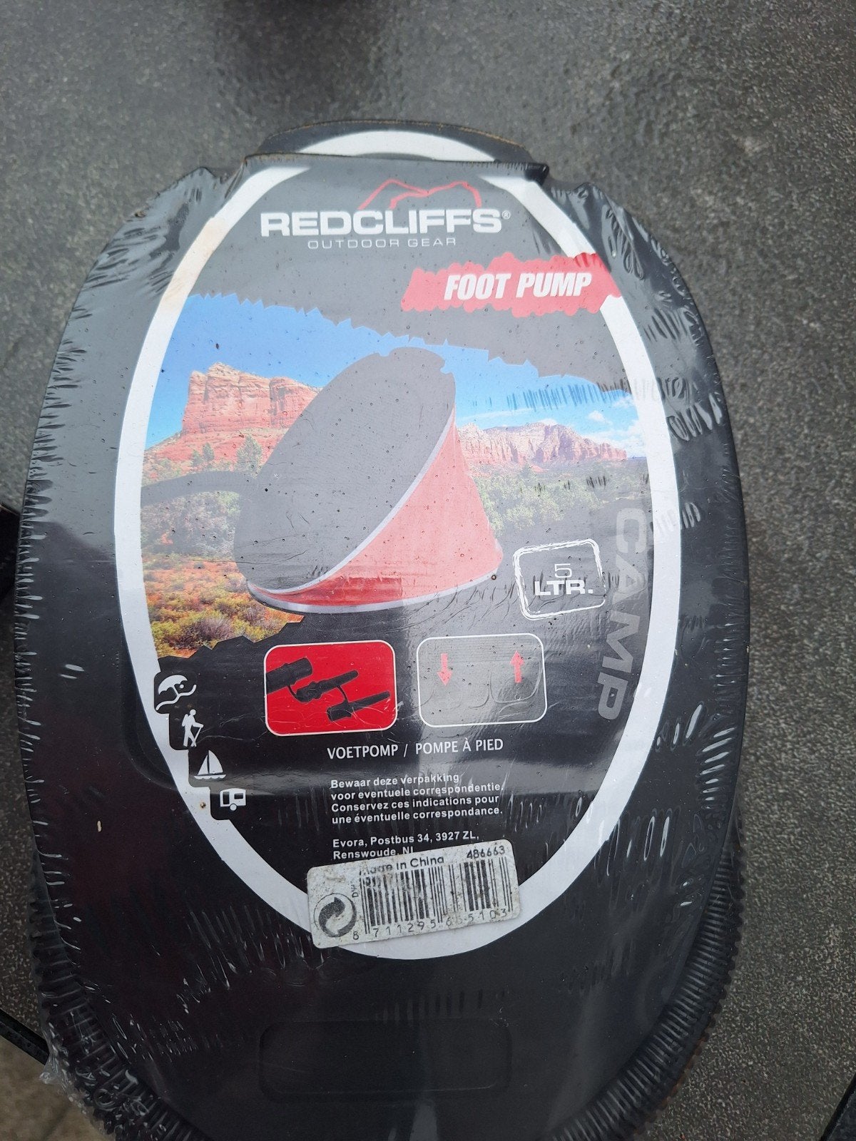 Redcliffs Voetpomp - Ideaal voor Outdoor Gear, Ophalen of Verzenden