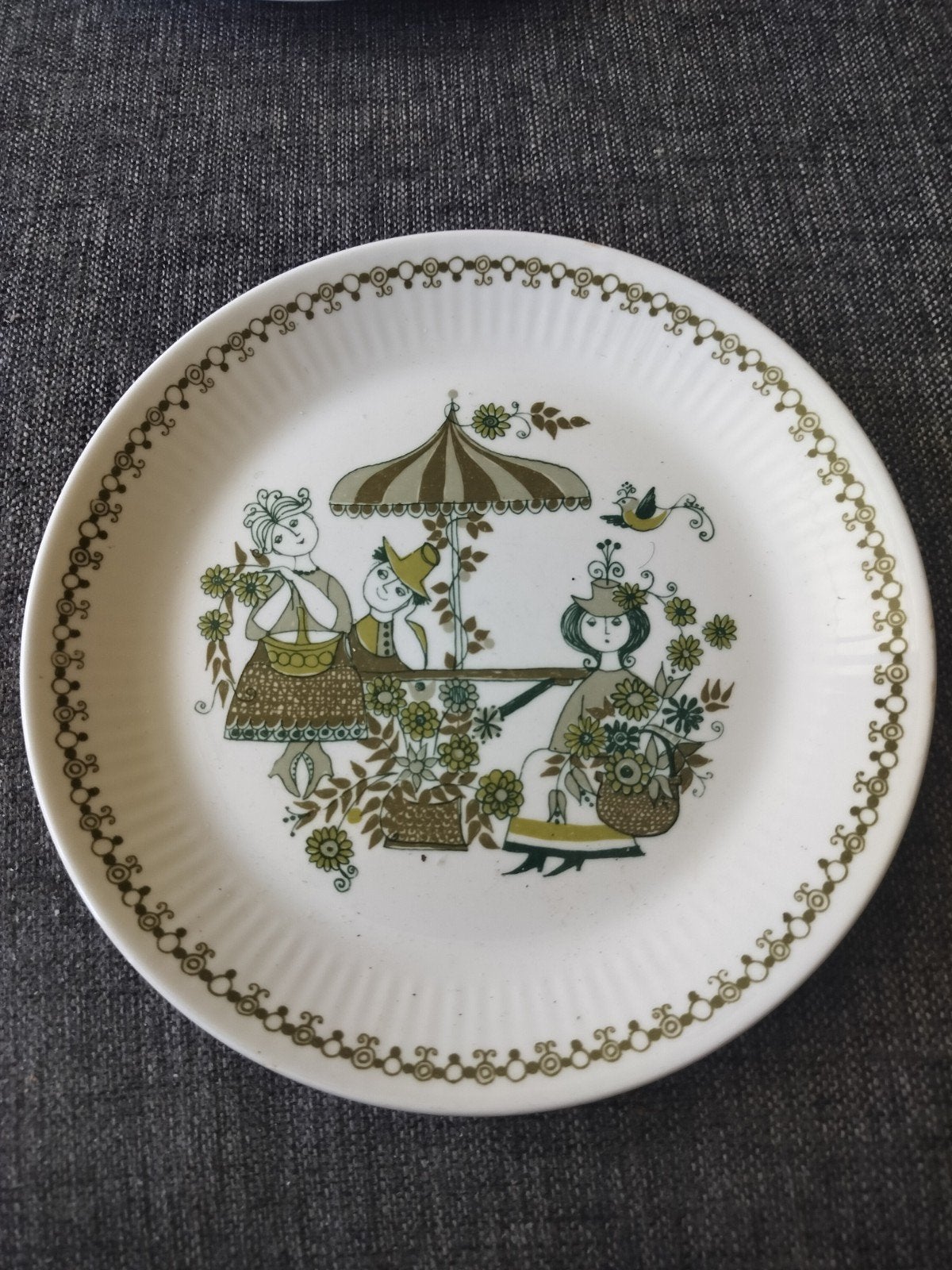 Vintage Figgjo Flint Turi Design Market Kop en Schotel, Ophalen of Verzenden