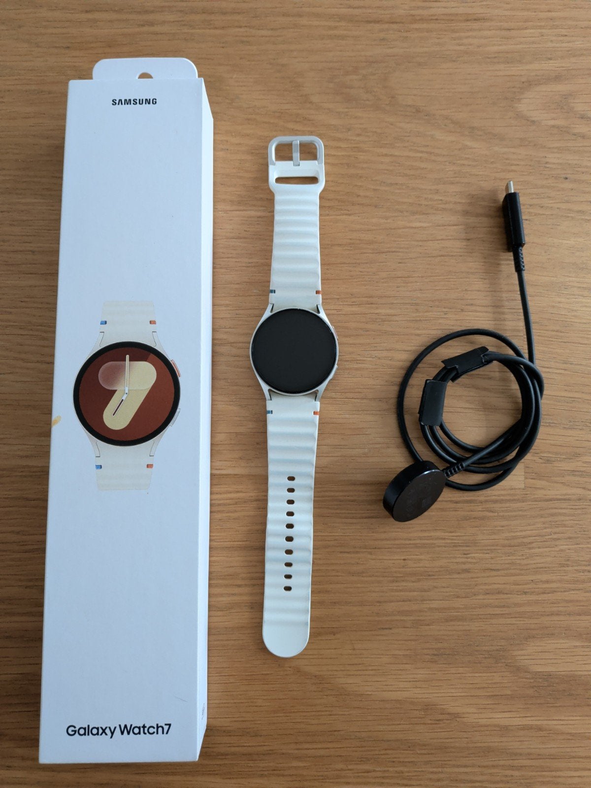 Samsung Galaxy Watch 7 40mm - Zo goed als nieuw, Ophalen, Wit, GPS, Zo goed als nieuw