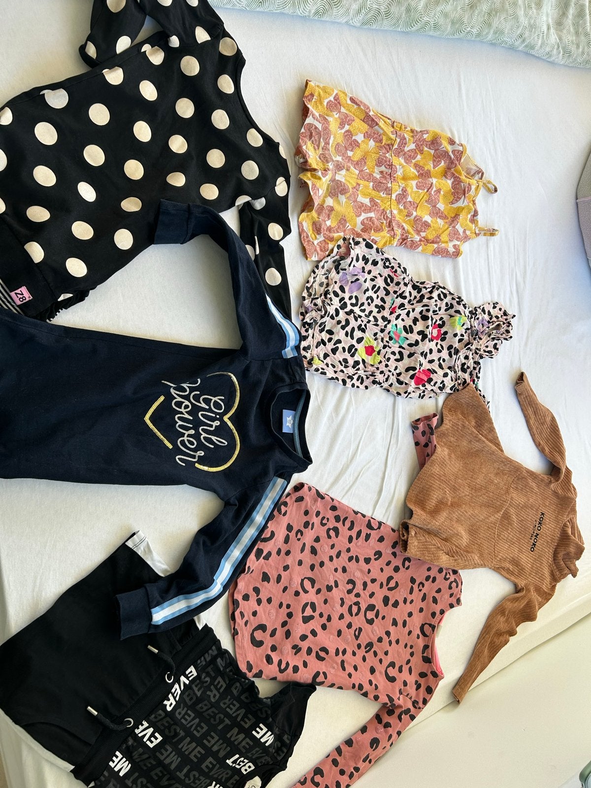Groot kledingpakket meisjes maat 98/104 - Complete garderobe, Ophalen of Verzenden, Gebruikt, Maat 98