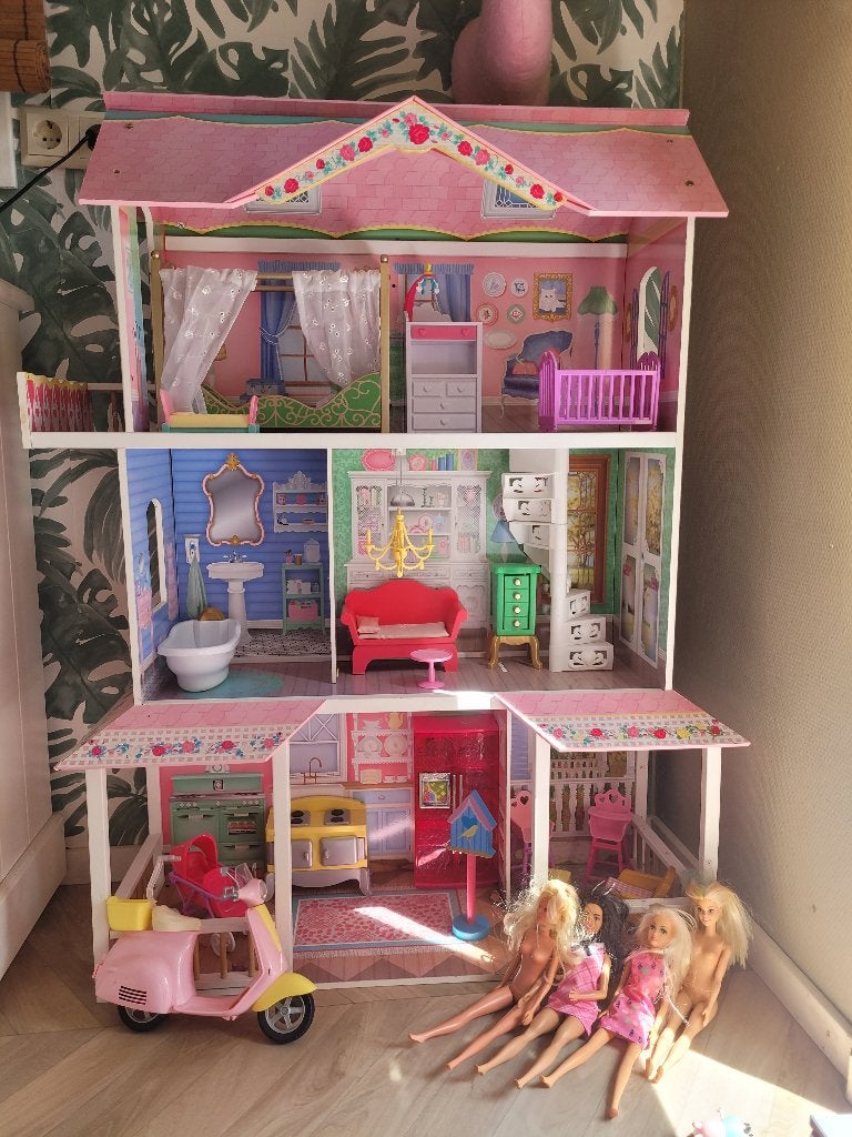 Barbiehuis, Ophalen, Gebruikt, Poppenhuis