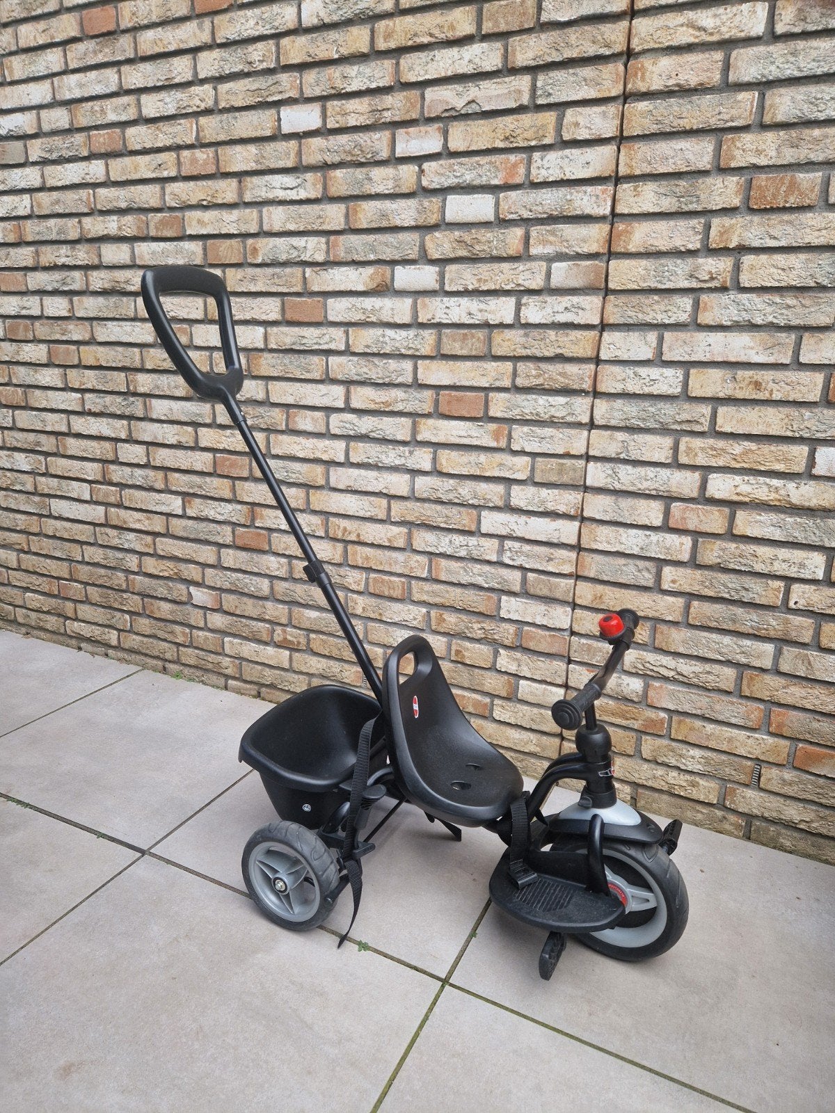 Kinder driewieler met duwstang Puky, Ophalen, Gebruikt, Velgrem, Puky