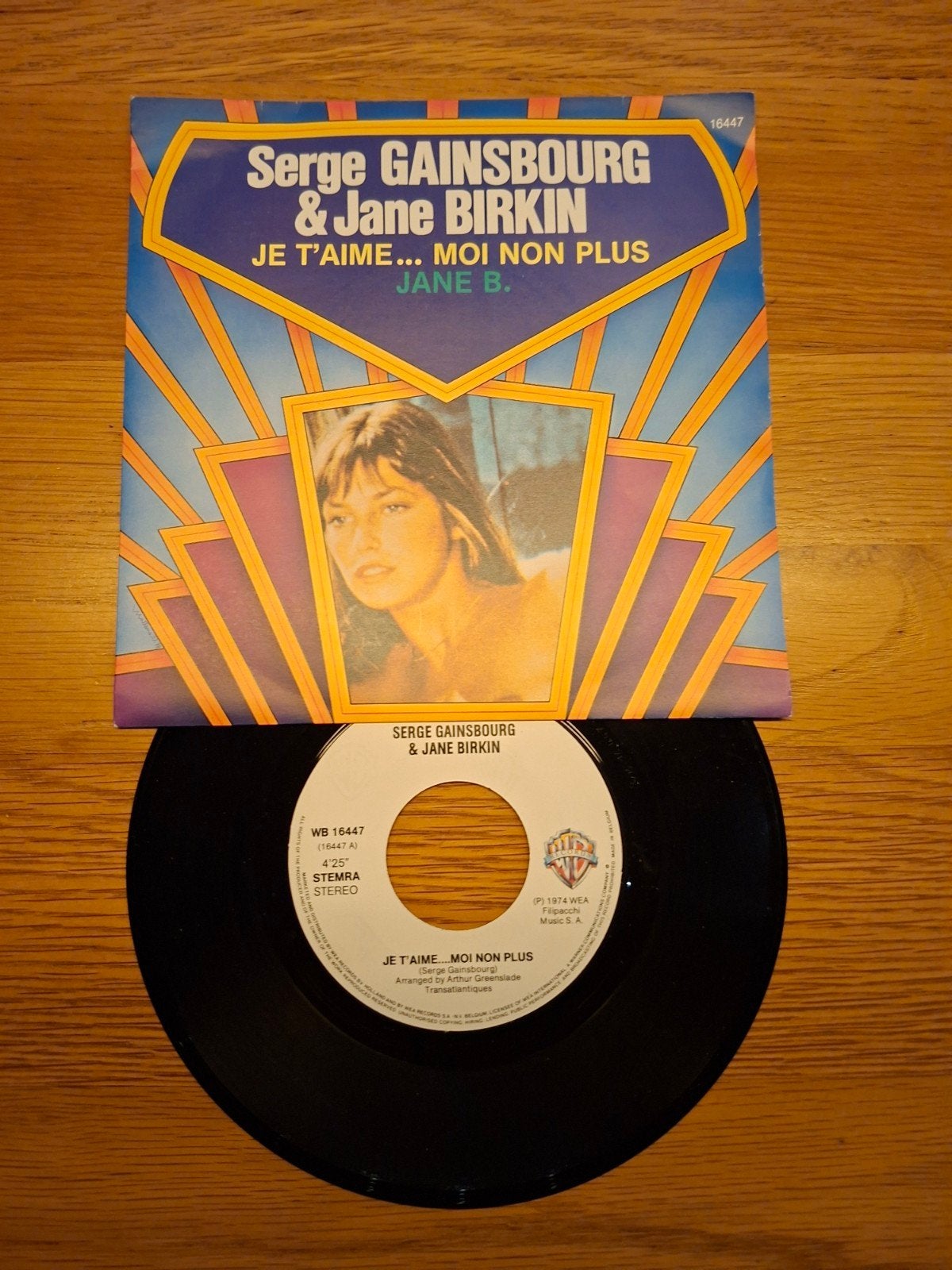 Serge Gainsbourg & Jane Birkin - Je T'aime... Moi Non Plus, Ophalen of Verzenden, Gebruikt, Pop