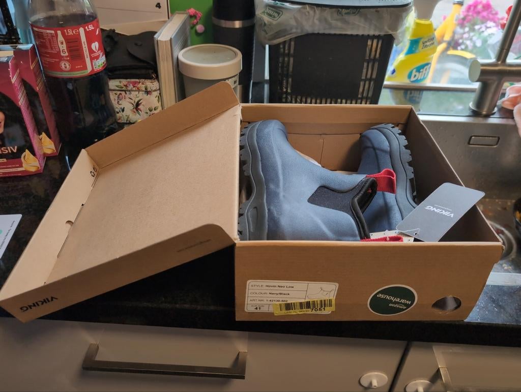 Lage heren regenboot/schoen nieuwwww, Zwart, Boots, Nieuw, Viking