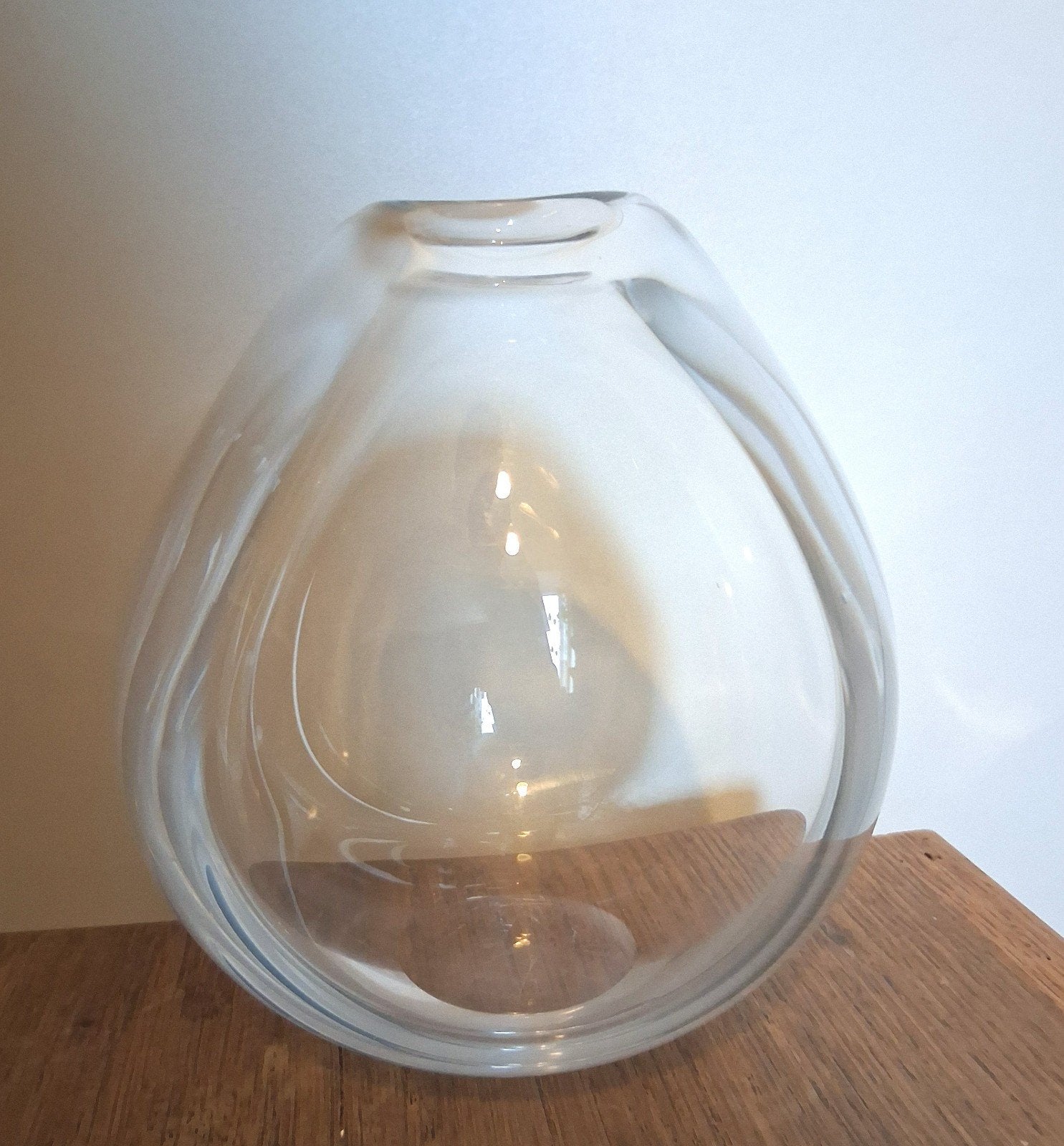 Mooie Holmegard moderne glazen vaas met een uniek design., Ophalen of Verzenden
