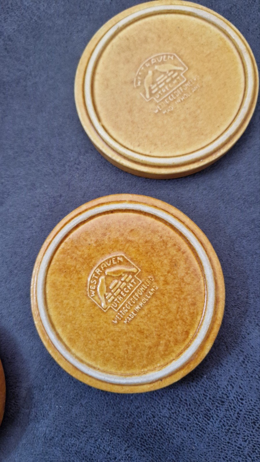 Vintage Westraven Utrecht cloisonne onderzetters 12x, Ophalen of Verzenden