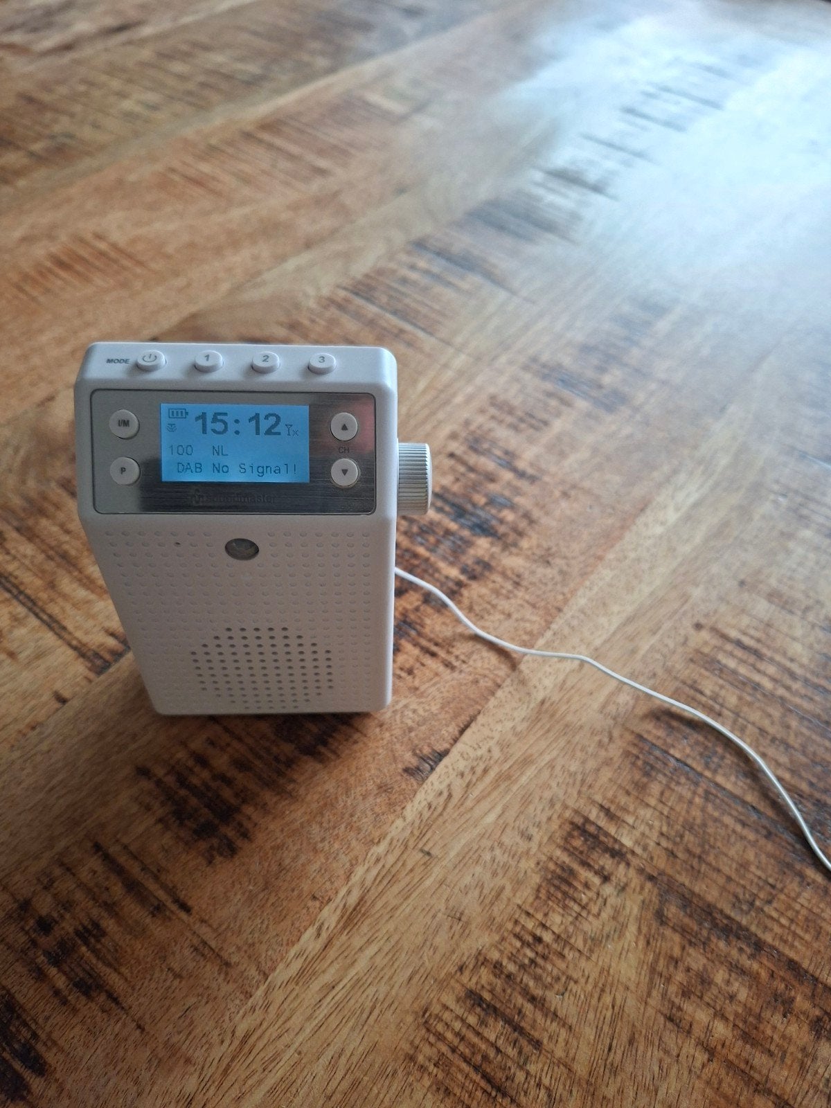 Soundmaster DAB60WE DAB+/FM Radio met Bluetooth & Accu, Audio, Tv en Foto, Radio's, Ophalen of Verzenden, Zo goed als nieuw, Radio