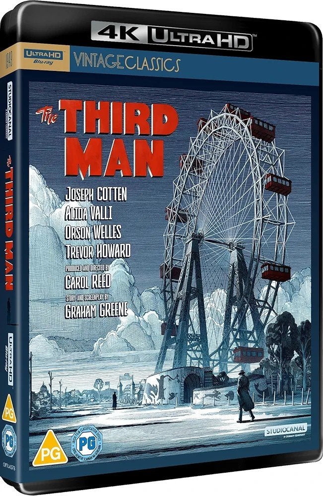The Third Man 4K UHD/Ultra HD Blu-Ray UK (Geseald) IMDb 8.6, Ophalen of Verzenden, Nieuw in verpakking, Actie