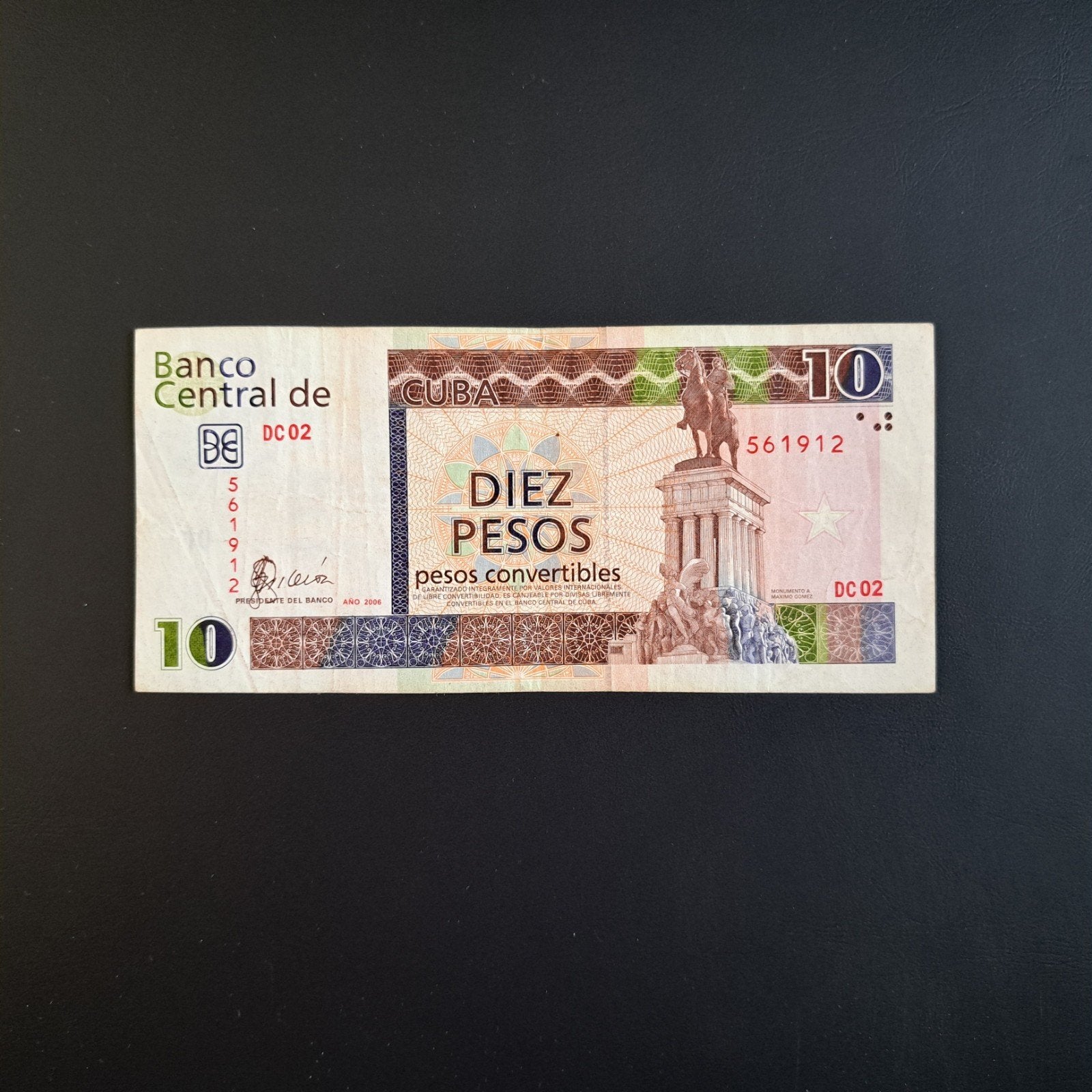 10 peso Cuba #035, Verzenden, Noord-Amerika, Los biljet