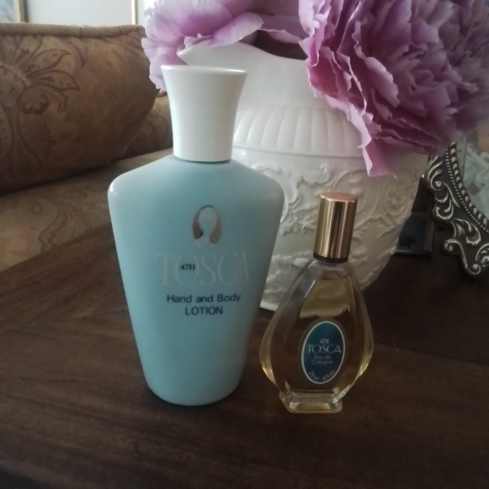 2x Tosca 4711, volle eau de cologne & hand/body lotion, Ophalen of Verzenden, Nieuw, Parfumfles