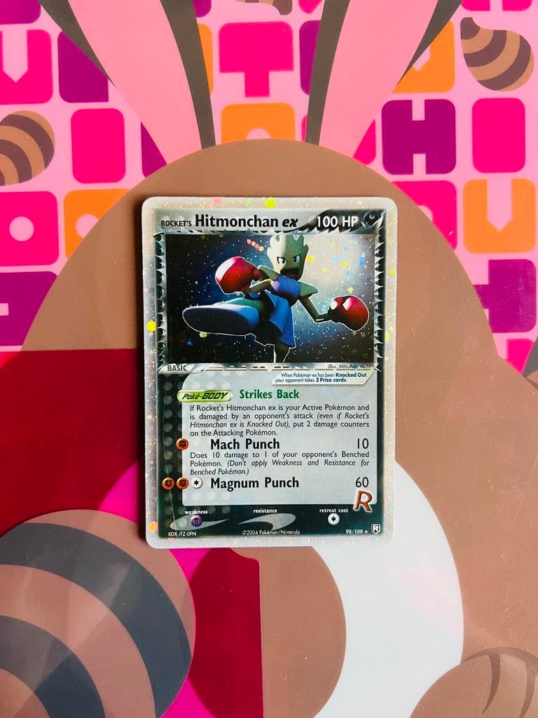 Rocket Hitmonchan Ex 98/109 Holo Team Rocket Returns Pokemon, Verzenden, Zo goed als nieuw